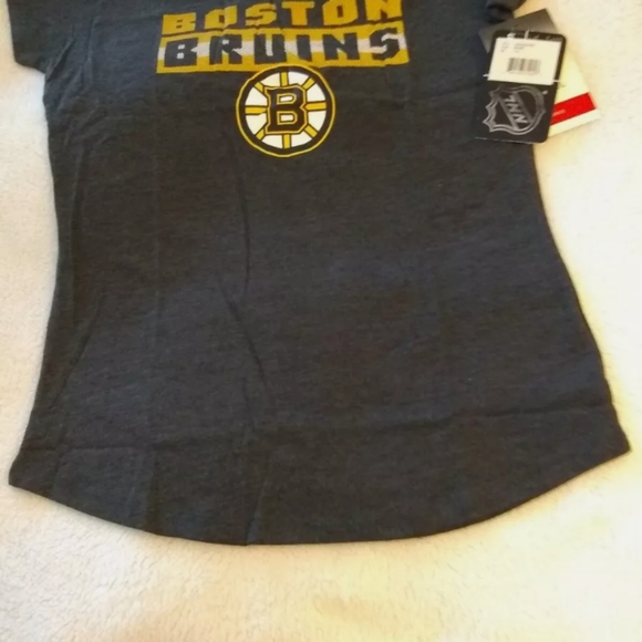 Girl’s NHL Boston Bruins Short Sleeve T-Shirt Tee Size L (14) NWT. Fan Team Cute - Picture 6 of 7